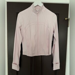lululemon Blissful Pink Cropped Define Nulu 10 Jacket